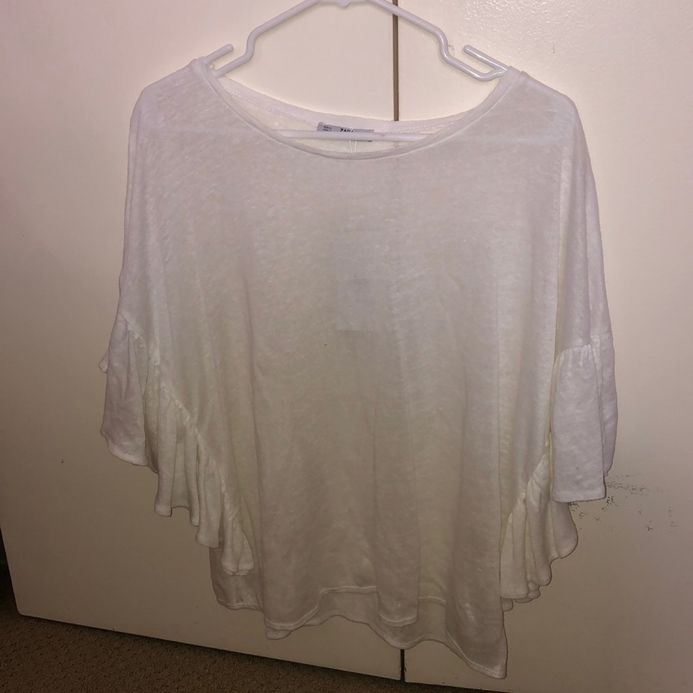 White linen shirt